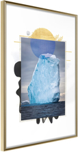 Plakat - Tip of the Iceberg - 40 x 60 cm - Guldramme