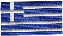 Tygmärke Flagga Grekland