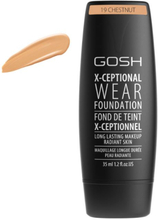 Gosh X-Ceptional Wear Foundation Long Lasting Makeup 19 Chestnut 35ml