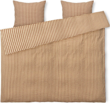 Bæk&Bølge Sengetøy 220X220 Cm Cinnamon/Yellow Se Home Textiles Bedtextiles Bed Sets Gul Juna*Betinget Tilbud