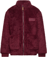 Stuga Fleece Jacket Outerwear Fleece Outerwear Fleece Jackets Red Ebbe Kids