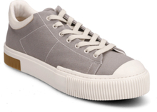 Sky Low - Grey Canvas Low-top Sneakers Grey Garment Project