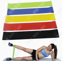 TD® TPE hög elastisk och smaklös yoga fitness plast ben rally set bodybuilding motståndsring