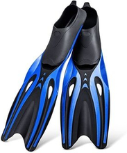Snorkeling Fins Adult Long Full Foot Pocket Flippers Lightweight Comfortable Scuba Diving Flippers S