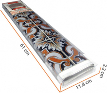 Walplus decoratiesticker talavera tegels 108x108 cm PVC blauw/bruin