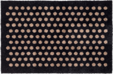 Floormat Polyamide, 60X40 Cm, Dot Design Home Textiles Rugs & Carpets Door Mats Svart Tica Copenhagen*Betinget Tilbud
