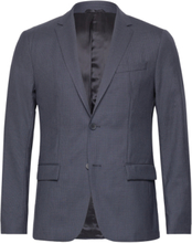 Houndstooth Slim Suit Blazer Suits & Blazers Blazers Single Breasted Blazers Marineblå Calvin Klein*Betinget Tilbud