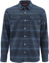 Simms gallatin flannel shirt admiral blue stripe