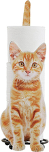 Katt Toalettpappershållare - Orange