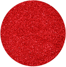 Strössel Sockerpärlor mini, röd - FunCakes