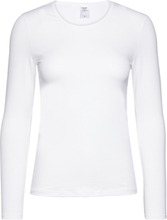 Natural Comfort Top Long-Sleeve Tops T-shirts & Tops Long-sleeved White Calida
