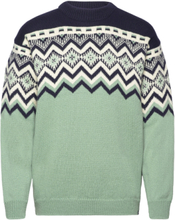 Randaberg Sweater Maculine Tops Knitwear Round Necks Green Dale Of Norway