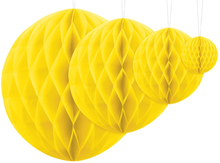 Honeycomb Boll Gul - 40 cm