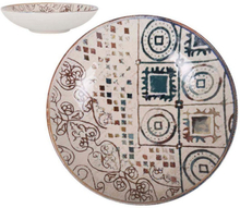 Dyb tallerken La Mediterránea Creta Porcelæn Shine (ø 21 x 5,3 cm)