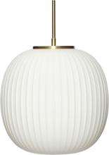 Serene Lamp Home Lighting Lamps Ceiling Lamps Pendant Lamps Hvit Hübsch*Betinget Tilbud