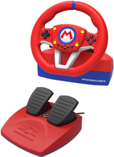 Hori Mario Kart Racing Wheel Pro, Ohjauspyörä + polkimet, Nintendo Switch, Kotipainike, Valikkopainike, Käyttötilapainike, Asetukset-painike, Valinta
