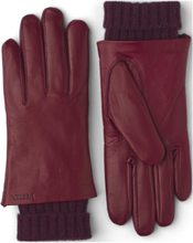 Megan Accessories Gloves Finger Gloves Rød Hestra*Betinget Tilbud
