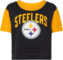 Nike Nfl Pittsburgh Steelers Top Sport T-shirts & Tops Short-sleeved Gold NIKE Fan Gear