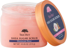 Shea Sugar Scrub Moroccan Rose Bodyscrub Kroppspleie Kroppspeeling Nude Tree Hut*Betinget Tilbud
