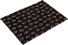 Vetbed® Isobed SL Hundedecke Paw, schwarz/grau - L 100 x B 75 cm