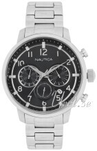Nautica NAI18510G Chronograph Musta/Teräs Ø44 mm