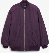 Oversized bomber jacket - Purple