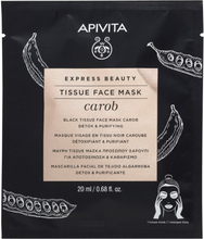 APIVITA Express Beauty Black Tissue Face Mask Detox & Purifying w