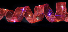 LED dekorativa julbandsljus-batteridriven - Röd - Färgglada - 5M