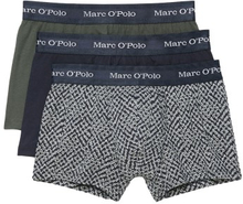 Marc O Polo Cotton Stretch Trunk 3P Marine mønster bomull Large Herre