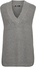 Harper Knitted Vest Vests Knitted Vests Grey Gina Tricot