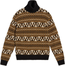 Bearclaw Turtle Neck Sweater Designers Knitwear Turtlenecks Brown J. Lindeberg