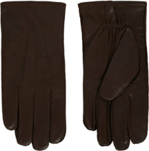 Milo Leather Glove Accessories Gloves Finger Gloves Brun J. Lindeberg*Betinget Tilbud