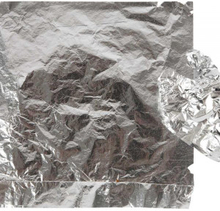 Slagmetall, 16x16 cm, 25 ark, silver