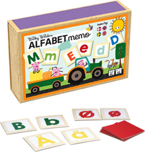 Wacky Wonders Alphabet Memo Toys Puzzles And Games Games Educational Games Multi/mønstret Barbo Toys*Betinget Tilbud