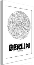 Lærredstryk Retro Berlin (1 del)