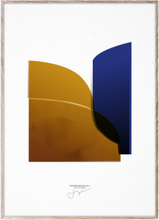 Sketchbook Abstract 04 - 50X70 Cm Home Decoration Posters & Frames Posters Graphical Patterns Blå Paper Collective*Betinget Tilbud