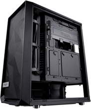 Fractal Design Meshify C - Dark TG - Tower - ATX - sidepanel med vindue (hærdet glas) - ingen strømforsyning (ATX) - sort - USB/Lyd