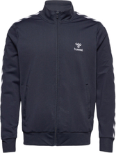 Hmlnathan 2.0 Zip Jacket Sweat-shirt Genser Marineblå Hummel*Betinget Tilbud