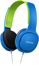 Philips Headset On-Ear til Børn m. Lydbegrænser - Blå / Grøn