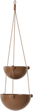 Pif Paf Puf Hanging Storage - 2 Bowls Home Decoration Flower Pots Brown OYOY Living Design