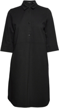 Sporty Punto Mix & Match Dress Kort Kjole Black Esprit Collection