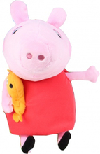 Peppa Pig knuffel Peppa pluche rood 25 cm