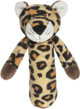 Diinglisar Se Leopard Rattle Toys Baby Toys Rattles Gul Teddykompaniet*Betinget Tilbud