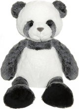 Teddy Wild Panda Two-T Toys Soft Toys Teddy Bears Grå Teddykompaniet*Betinget Tilbud