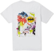Batman Collage Unisex T-Shirt - White - M - White