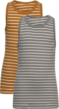 Faris Tank Top 2-Pack T-shirts Sleeveless Multi/mønstret Liewood*Betinget Tilbud