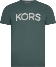 Tipped Kors Tee T-shirts Short-sleeved Grønn Michael Kors*Betinget Tilbud