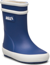 Ai Baby Flac 2 Roi Shoes Rubberboots High Rubberboots Unlined Rubberboots Blå Aigle*Betinget Tilbud