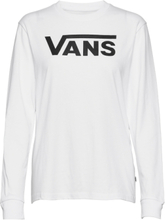 Wm Flying V Classic Ls Bff T-shirts & Tops Long-sleeved Hvit VANS*Betinget Tilbud