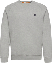 Exeter River Loopback Crew Neck Sweatshirt Medium Grey Heather Designers Sweatshirts & Hoodies Sweatshirts Grey Timberland